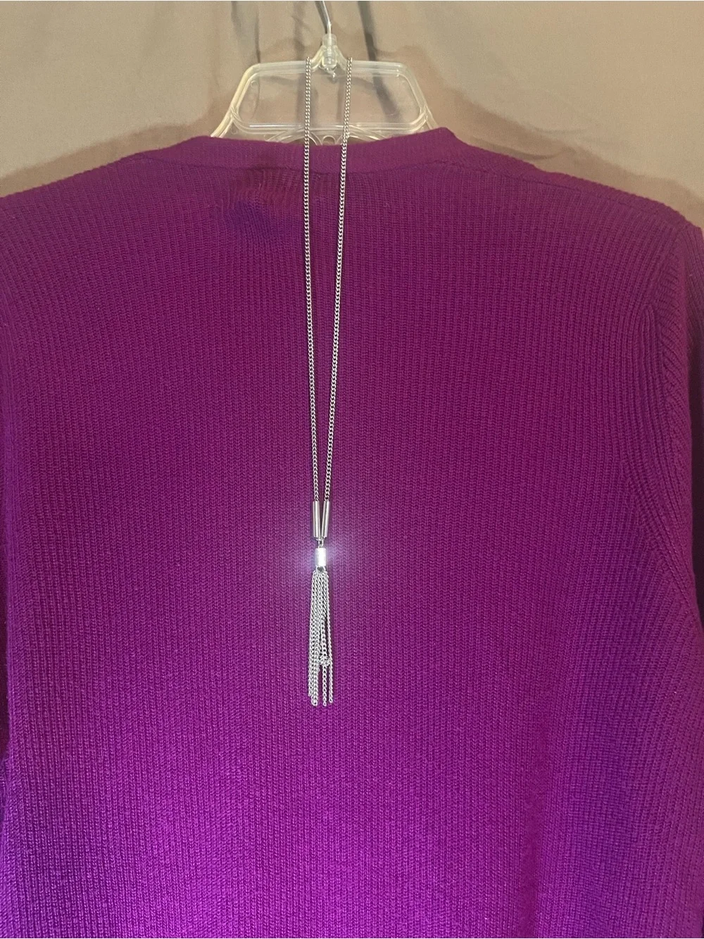 Silver Tassel Necklace